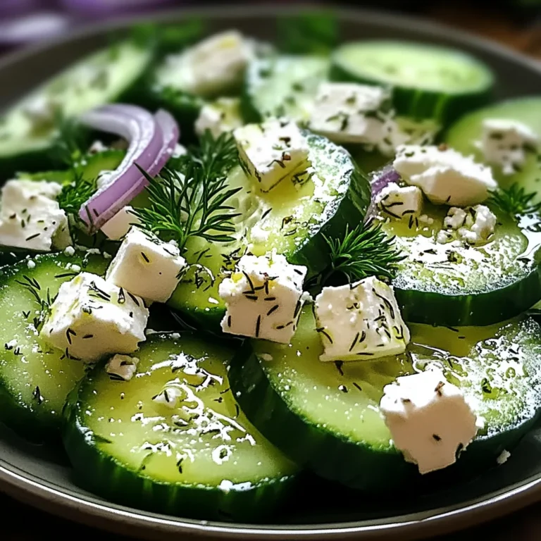 Cucumber Feta Salad