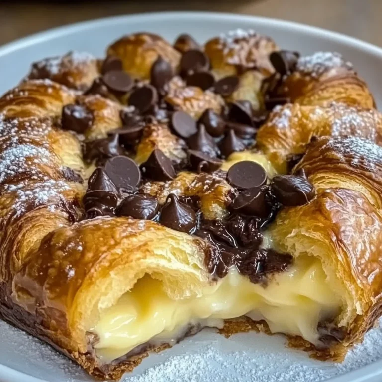 Decadent Chocolate Croissant Breakfast Bake