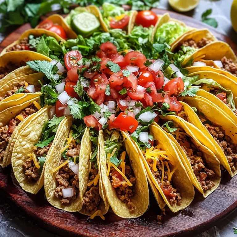 Easy Taco Recipe Dinner Board