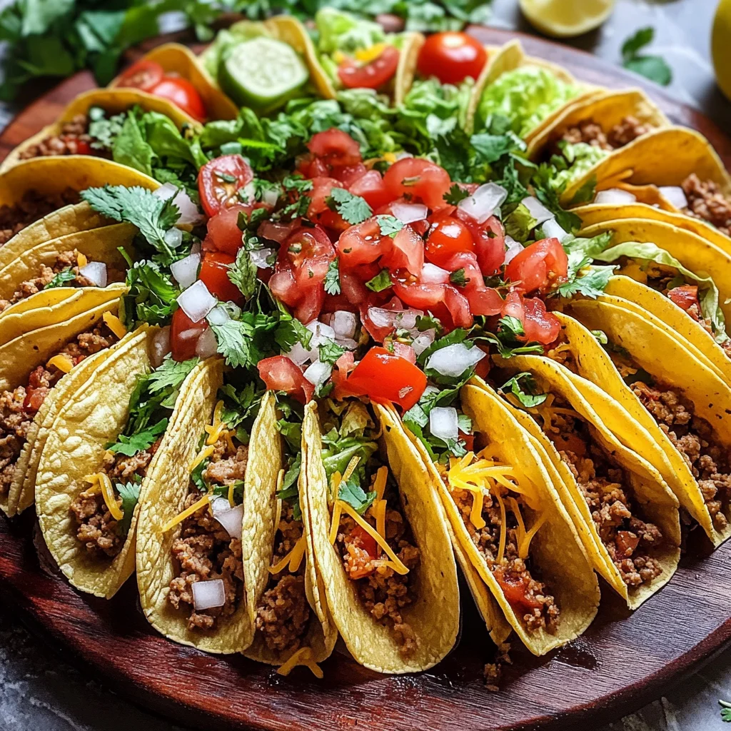 Easy Taco Recipe Dinner Board