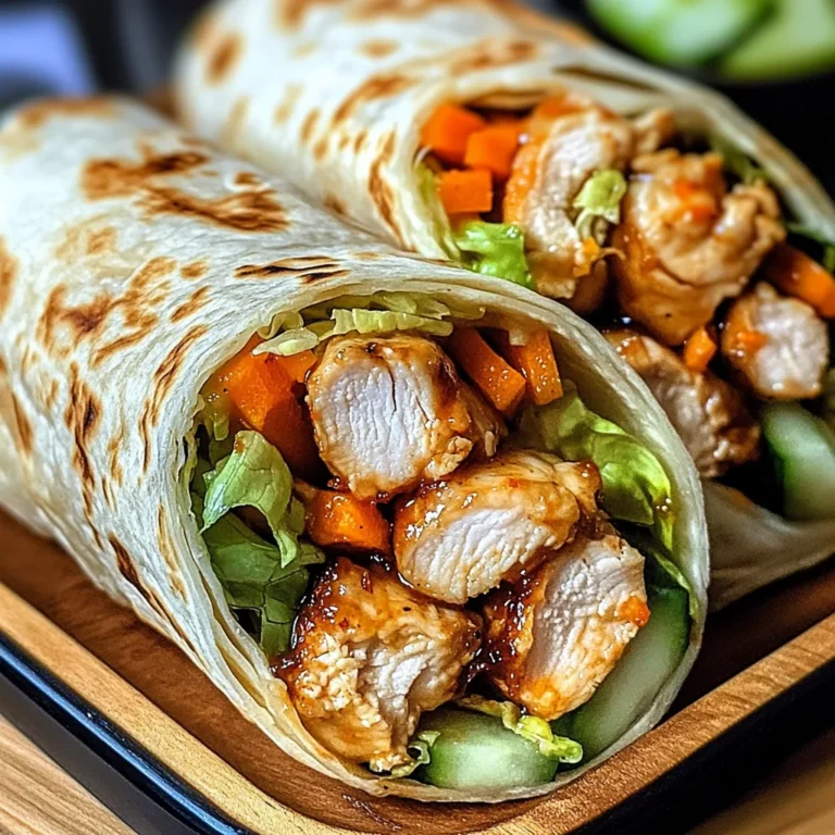 Firecracker Chicken Wraps