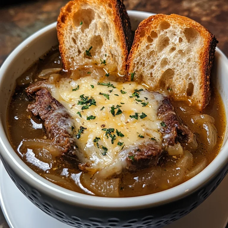 French Onion Beef Short Rib Soup