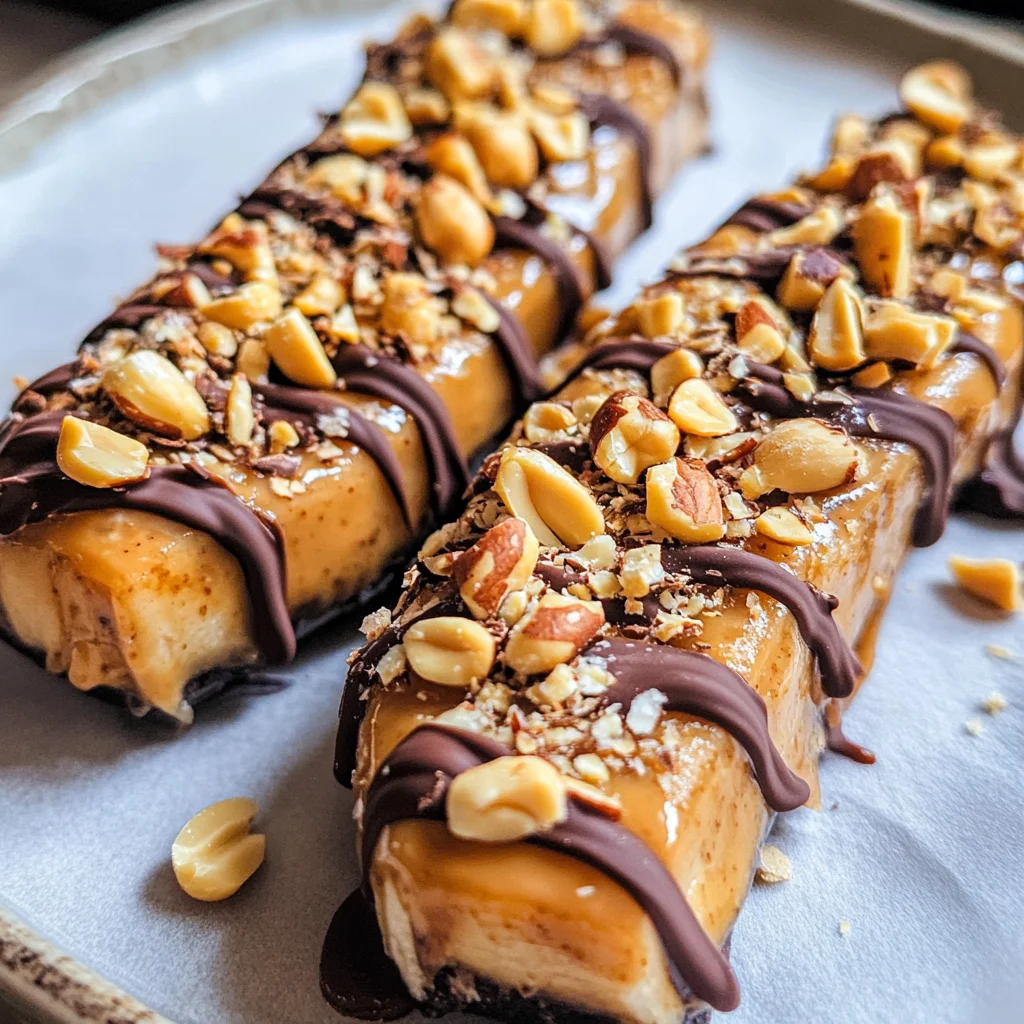 Frozen Banana Snickers