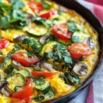 Garden Veggie Frittata: A 150-Calorie Delight