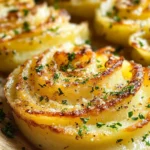 Garlic Parmesan Duchess Potatoes