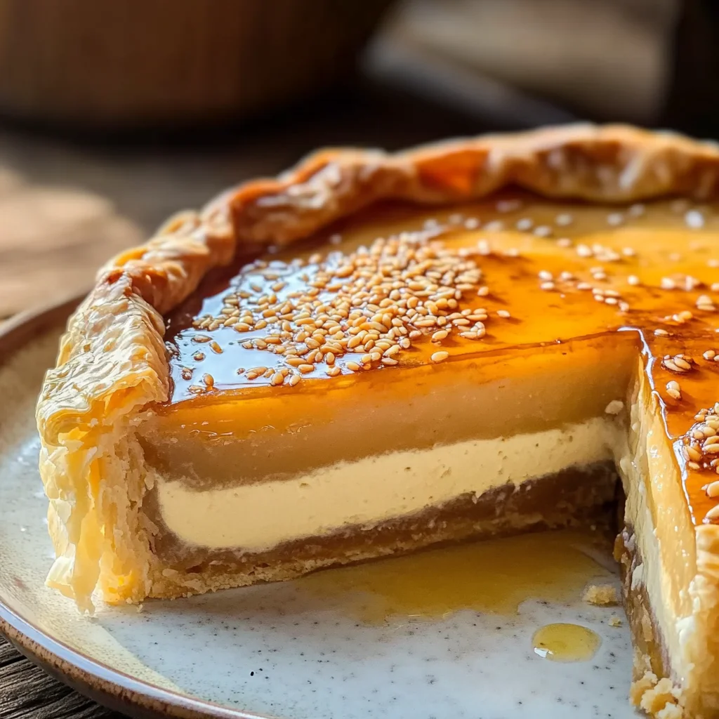 Golden Greek Honey Pie (Melopita)
