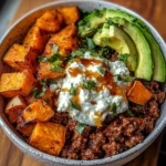 Ground Beef Hot Honey Bowl
