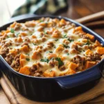 Ground Turkey Sweet Potato Bake Recipe
