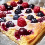 Healthy Berry Cottage Cheese Clafoutis