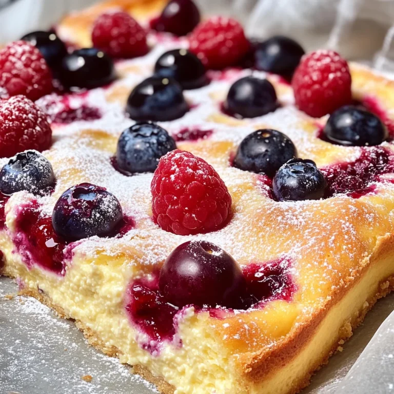 Healthy Berry Cottage Cheese Clafoutis