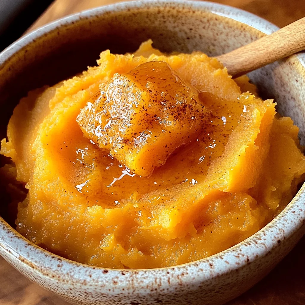 Honey Butter Mashed Sweet Potatoes