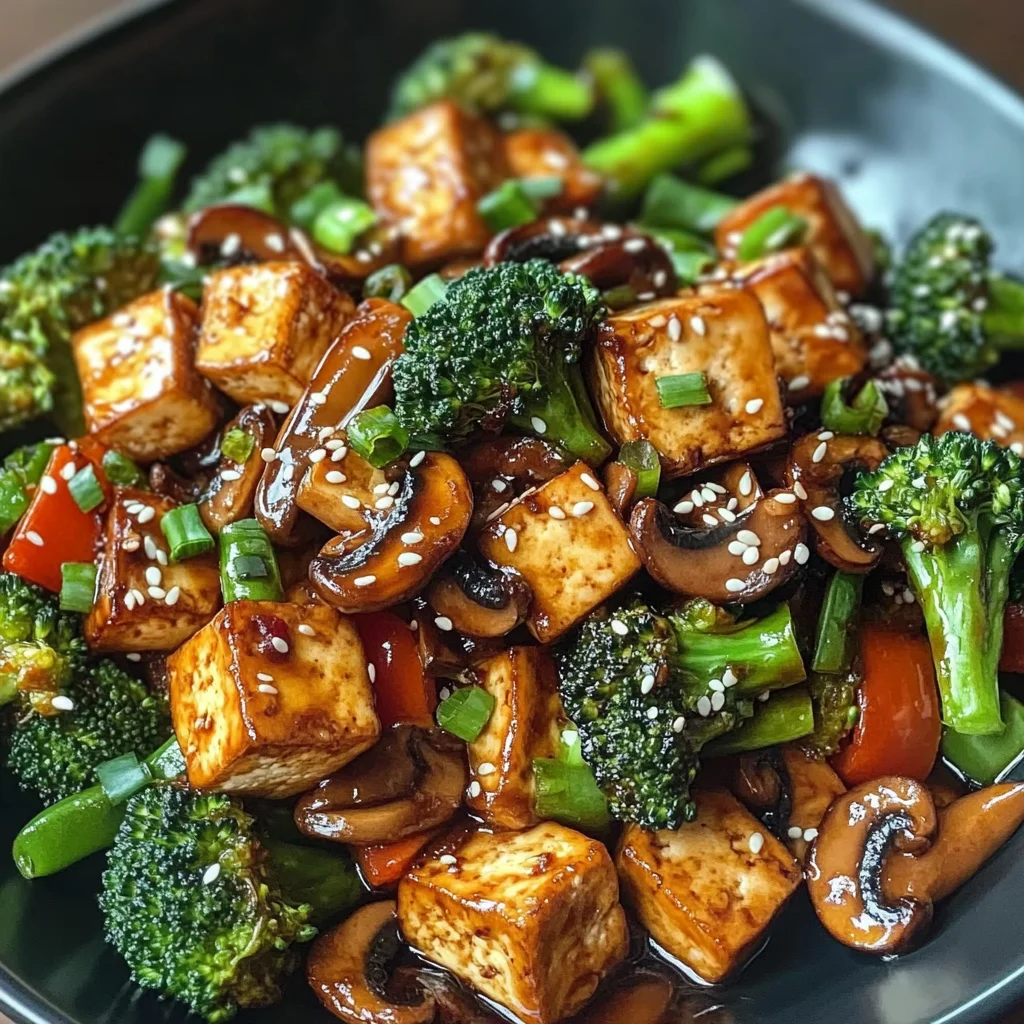 Mushroom and Tofu Stir-Fry (25-Minutes)