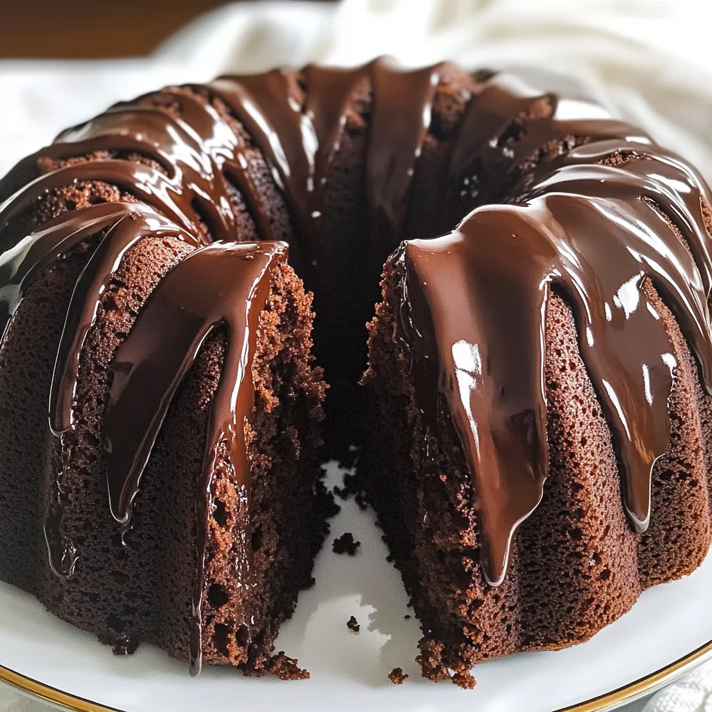 Nanny’s Chocolate Fudge Brownie Cake