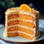 Orange Velvet Cake with Orange Cream Cheese Frosting
