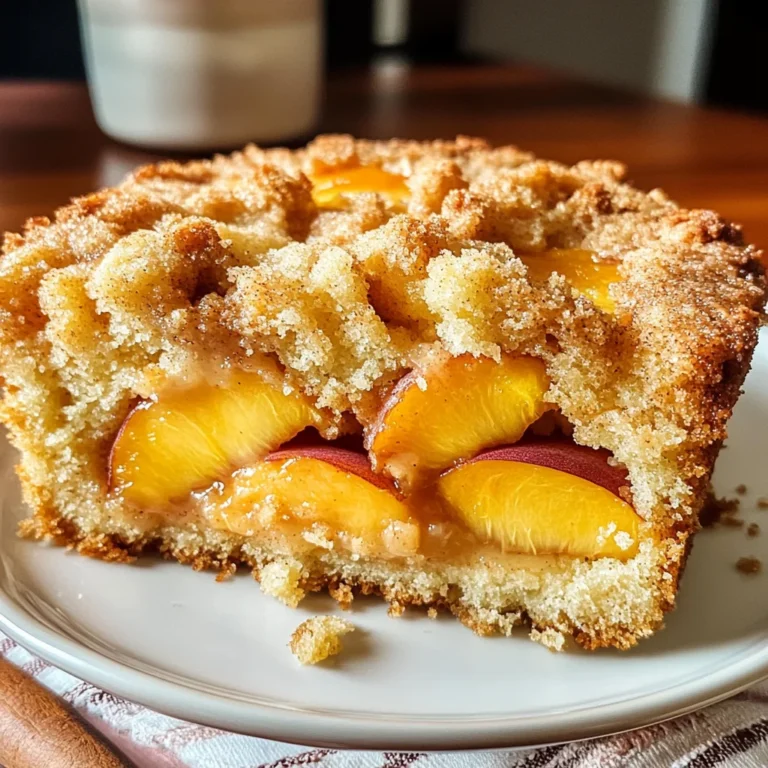 Peach Coffee Cake