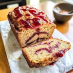 Peanut Butter & Jelly Banana Bread Recipe