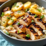 Pineapple Chicken Cauliflower Rice Bowls