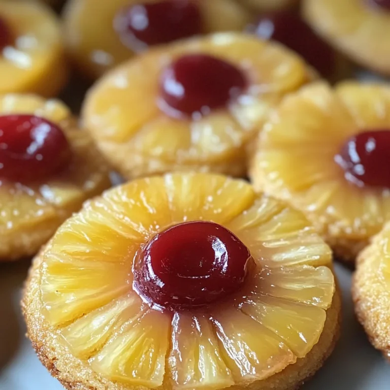 Pineapple Upside-Down Sugar Cookies
