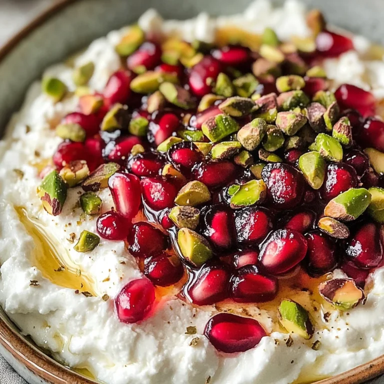 Pomegranate Pistachio Whipped Feta