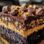 Reese’s Peanut Butter Earthquake Cake