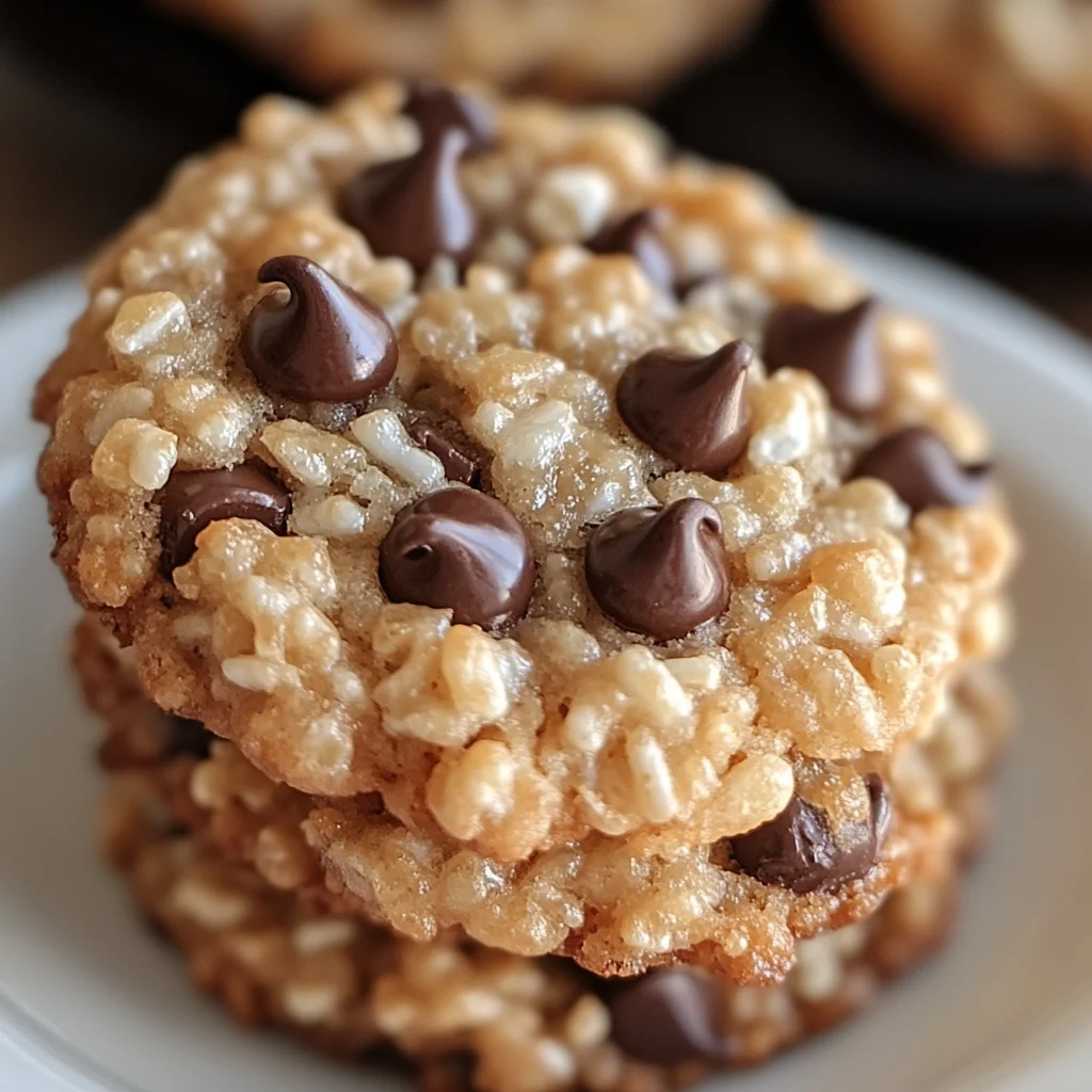 Rice Krispie Chocolate Chip Cookies