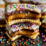 Ritz Cracker Caramel Chocolate Bites