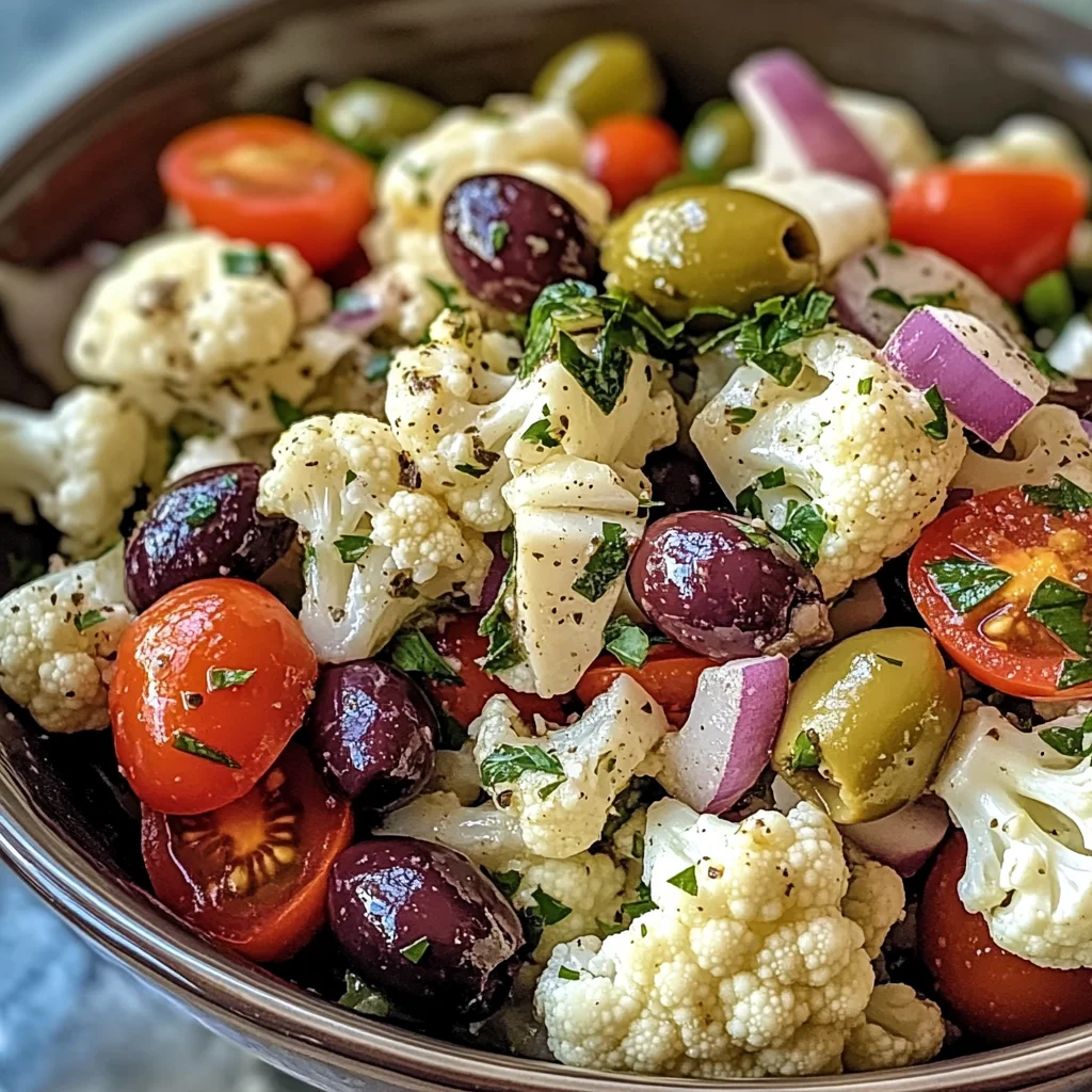 Sicilian Cauliflower Salad