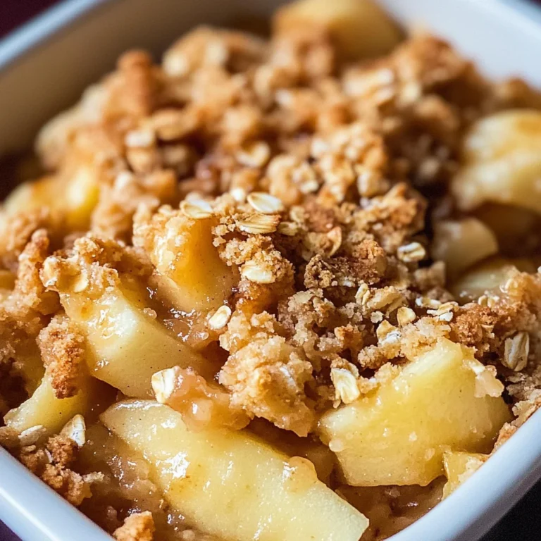 Simple Apple Crumble (Apple Crisp)