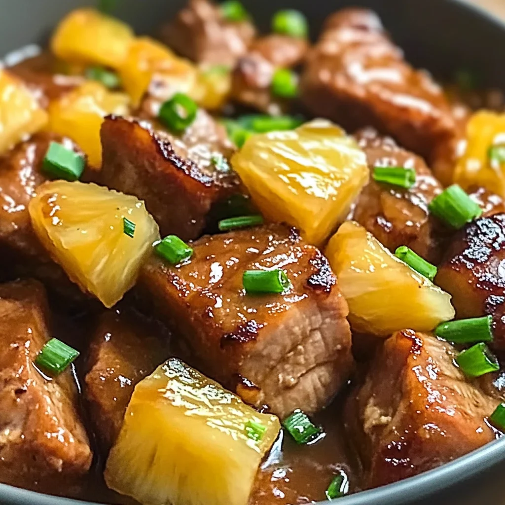 Slow Cooker Pineapple Pork Recipe | Easy & Delicious