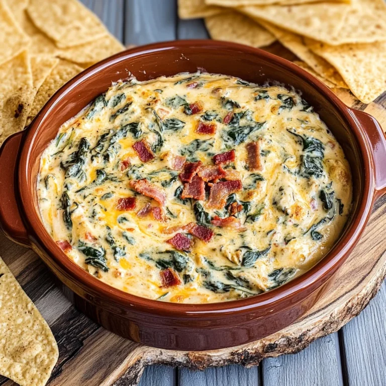 Slow Cooker Queso Spinach Dip