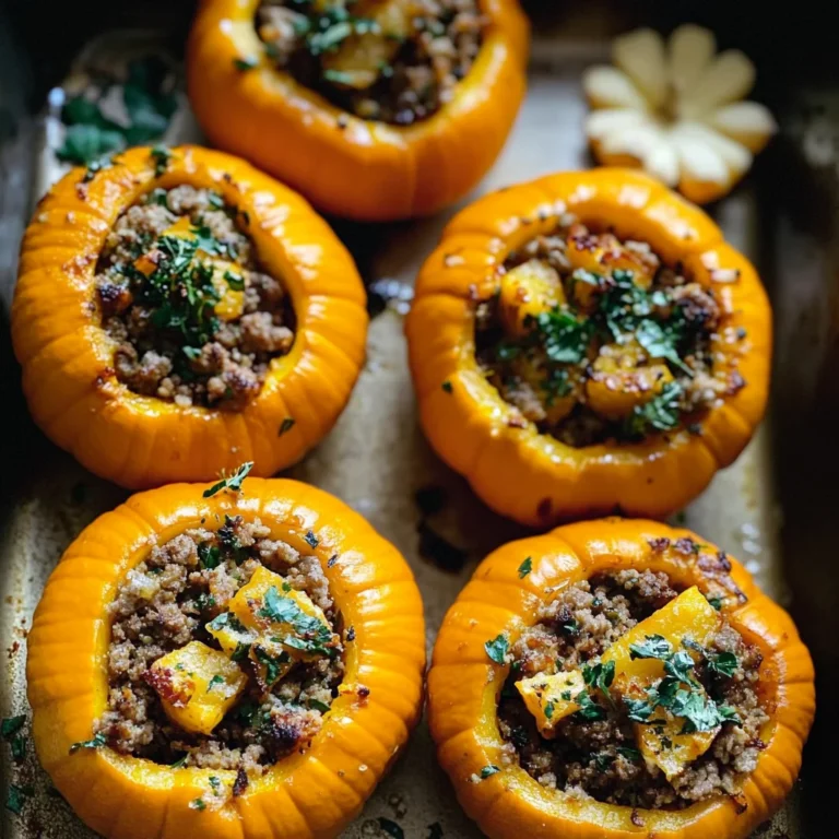 Stuffed Mini Pumpkins Recipe