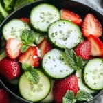 This Cucumber Strawberry Salad