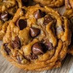 Vegan Soft Pumpkin Chocolate Chip Cookies