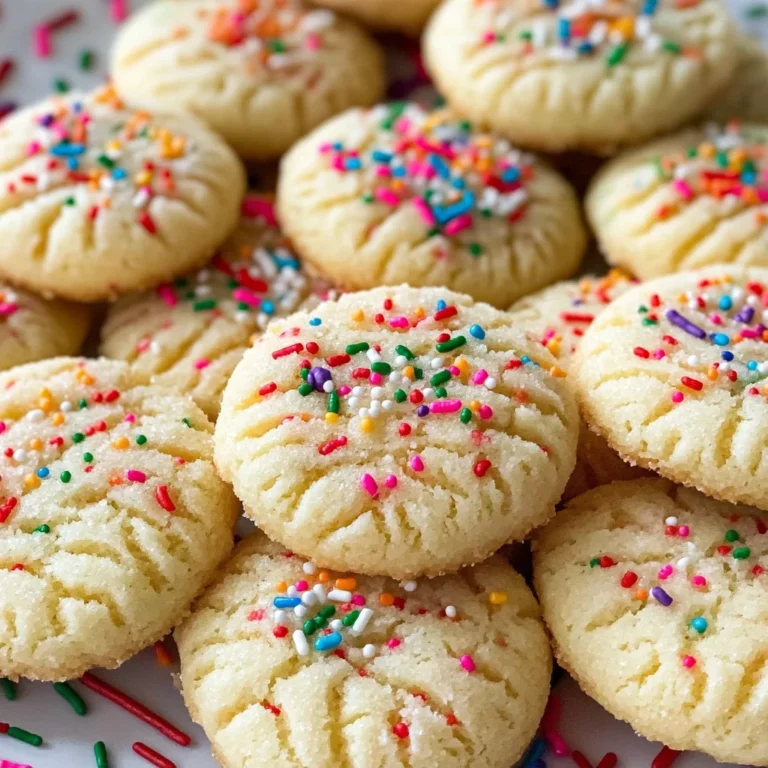 Whipped Shortbread Cookies