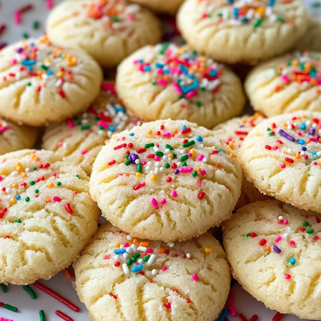 Whipped Shortbread Cookies